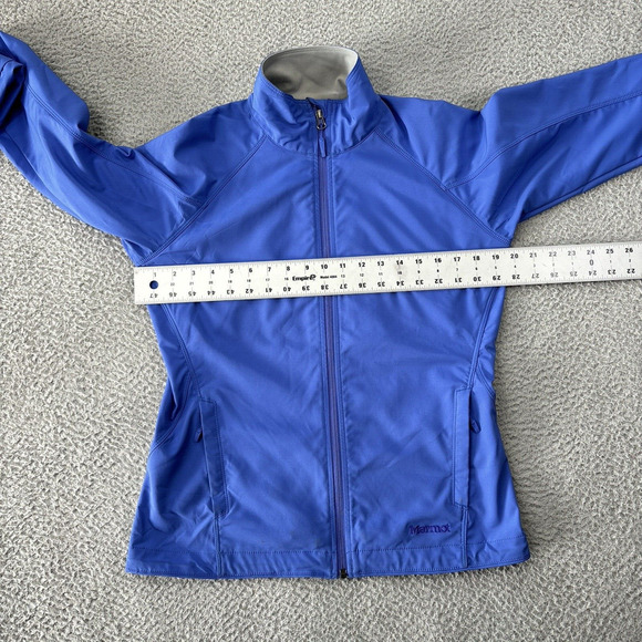 Marmot Levity Jacket Womens Medium Softshell Blue Water Resistant Gorpcore - Picture 8 of 16